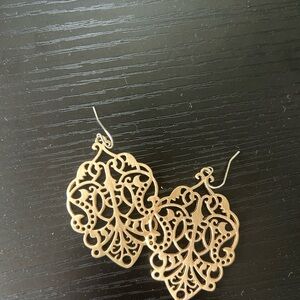 Elegant Gold Filigree Earrings